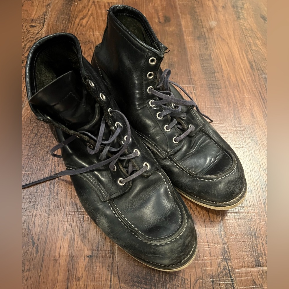 Vintage Red Wing 8130 Boots Black